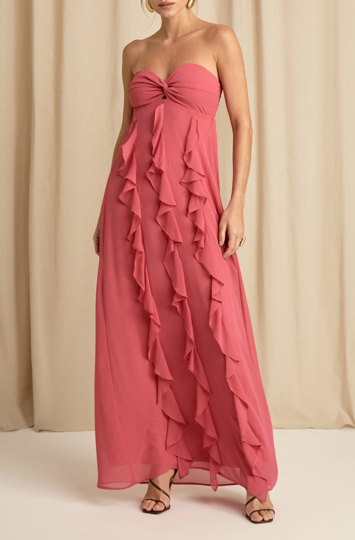 Vestido Jamine Marsala