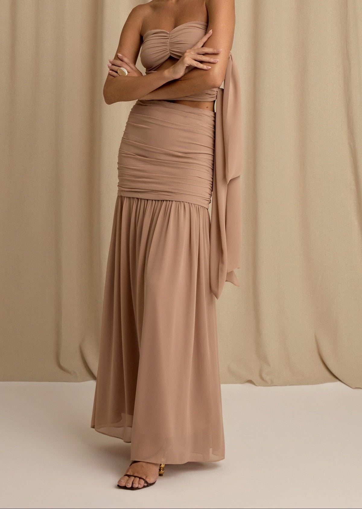 Vestido Corina Mocha