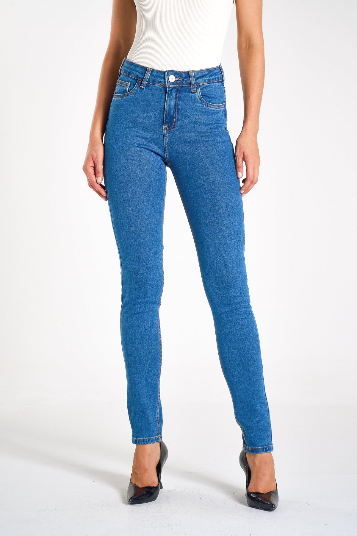CALÇA JEANS SKINNY