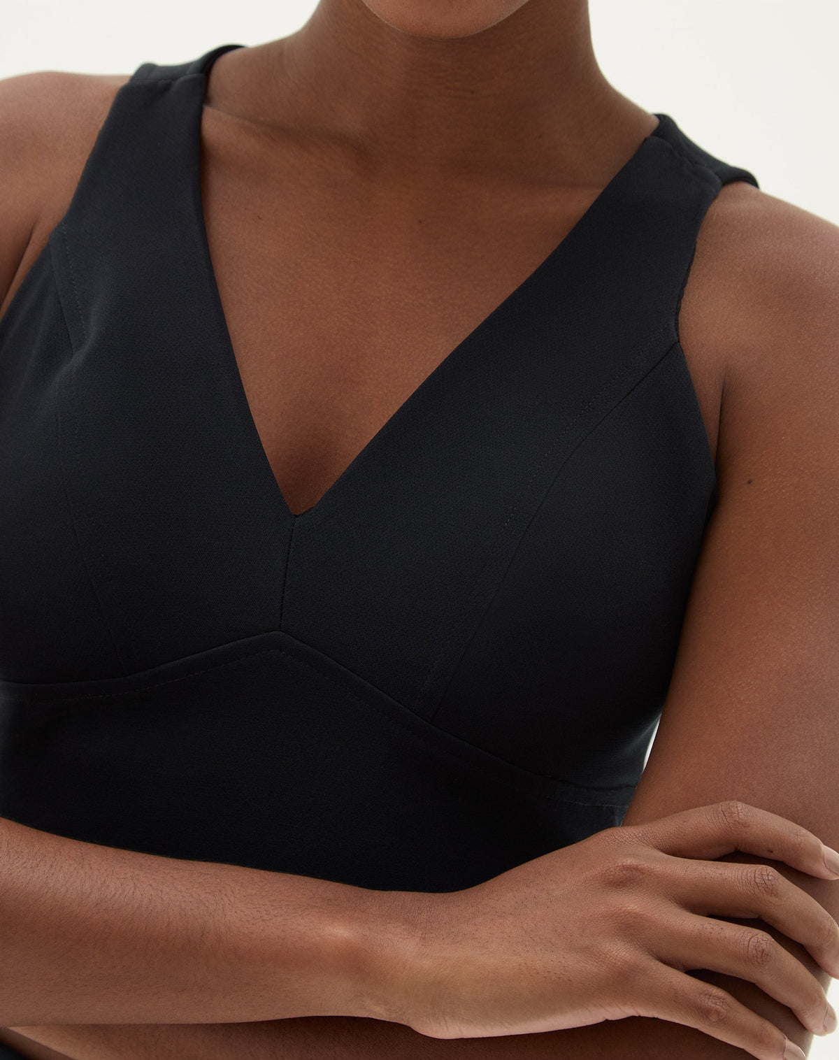 BLUSA DECOTE V ALFAIATARIA