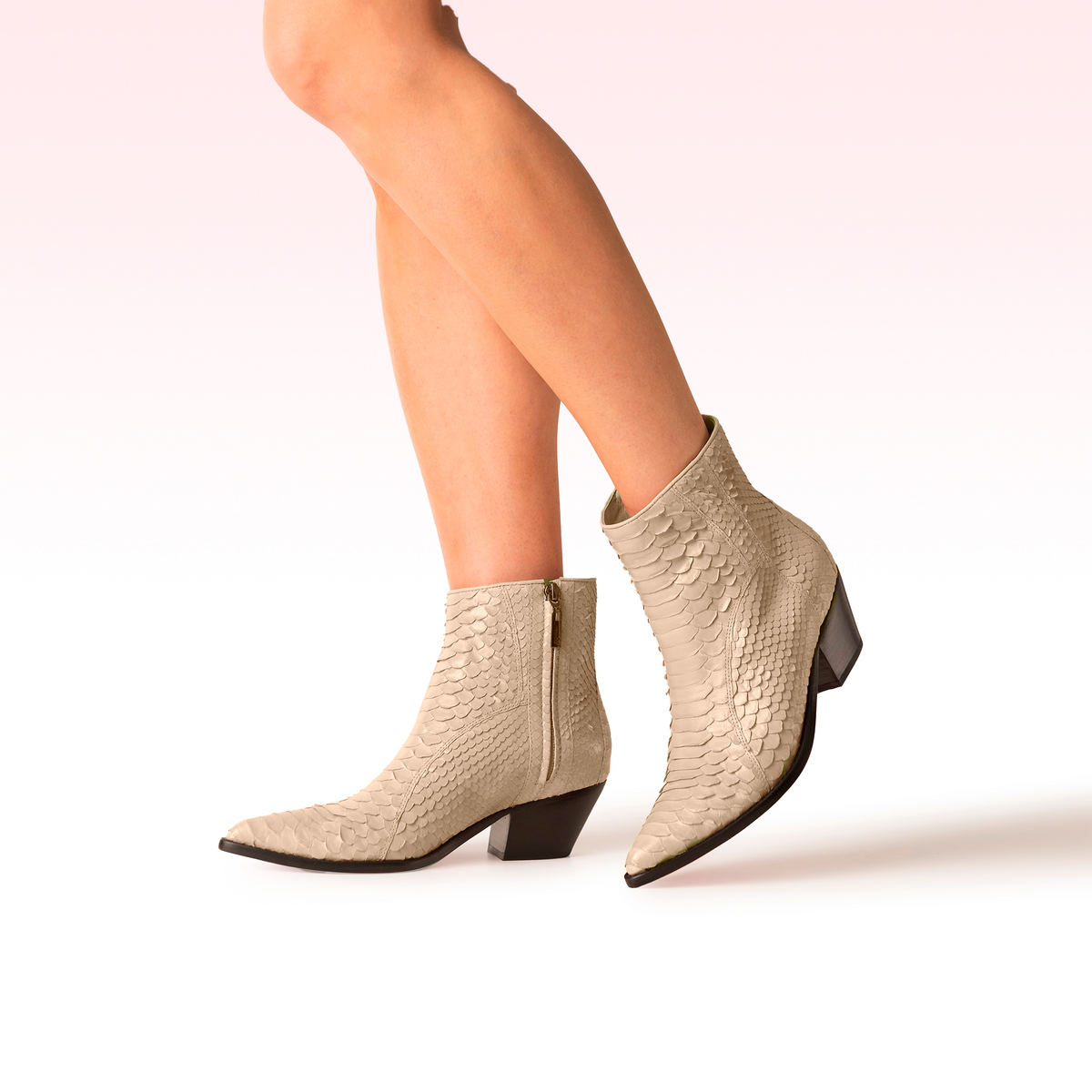 Bota Pietra Python Fendi