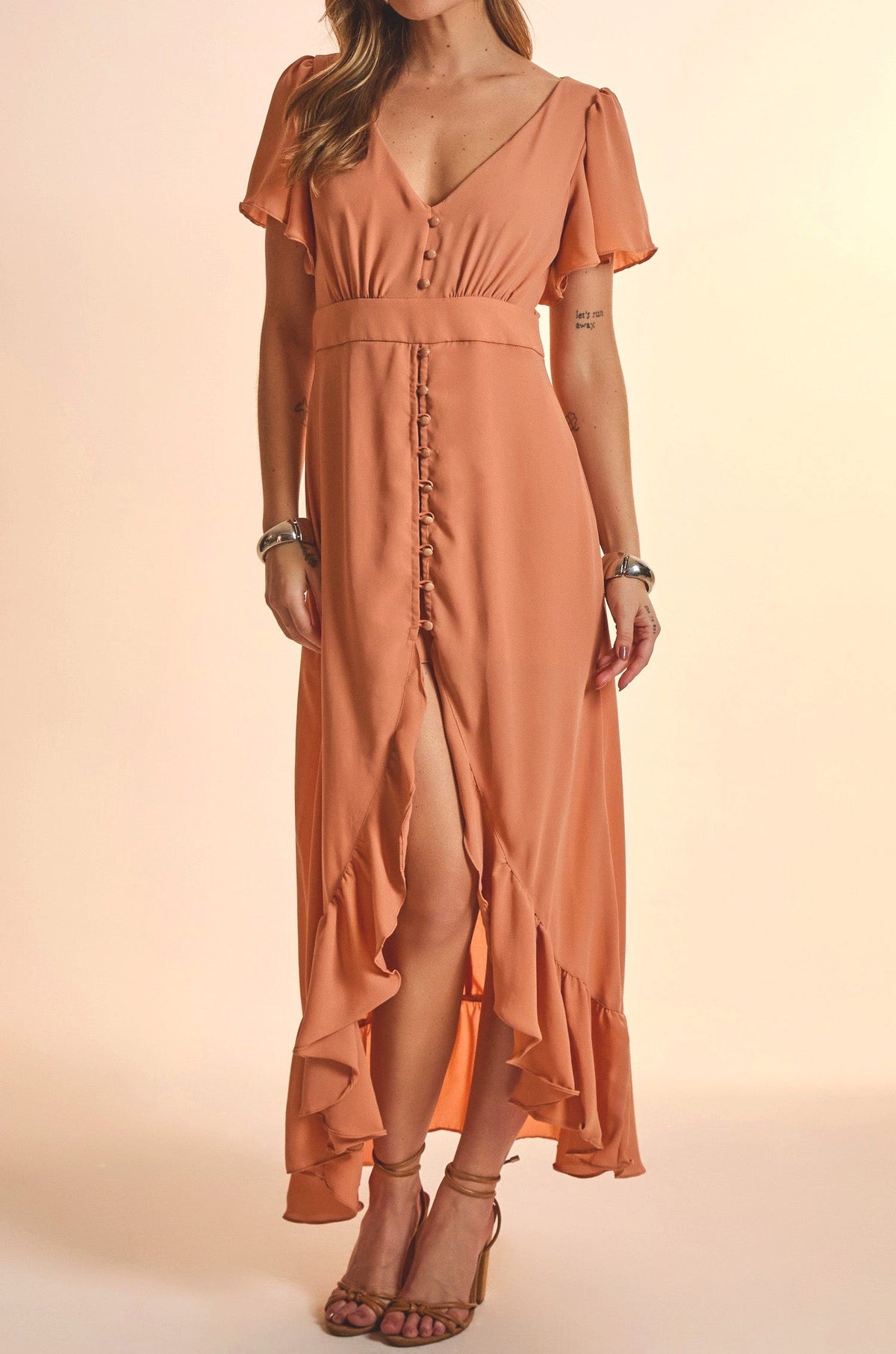 Vestido Frida Caramelo