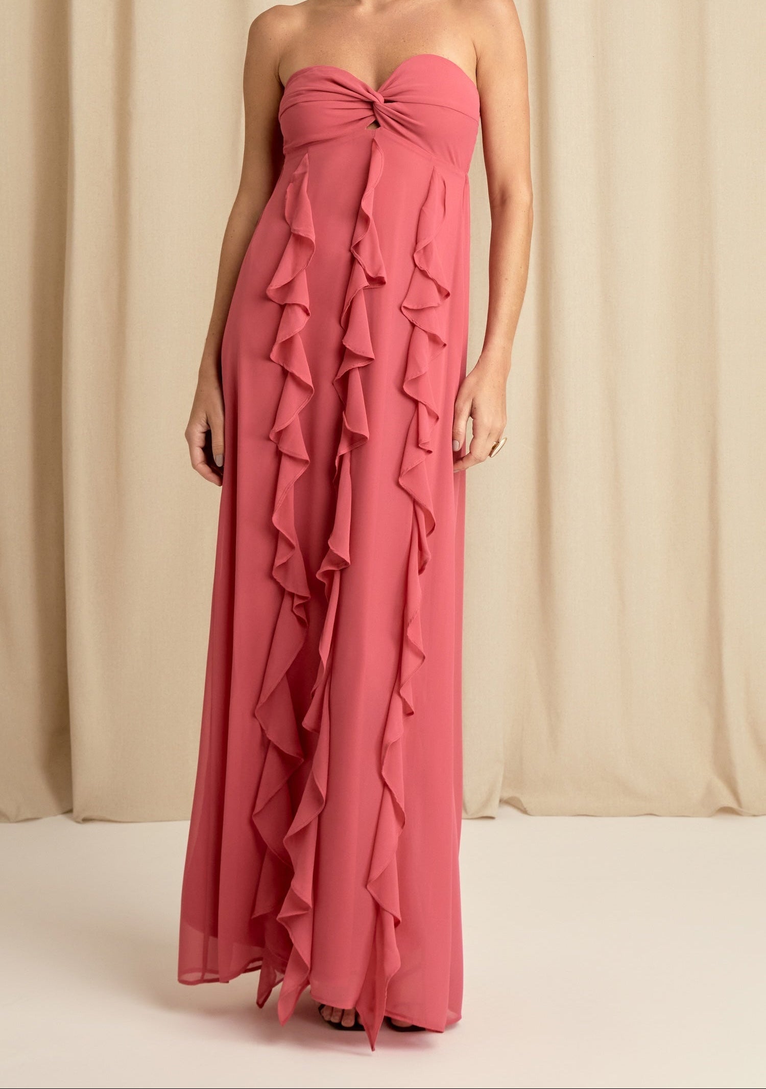 Vestido Jamine Marsala
