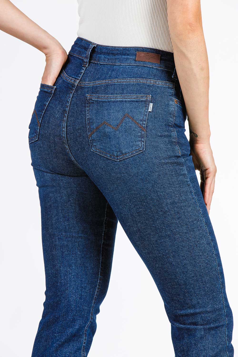CALÇA JEANS RETA
