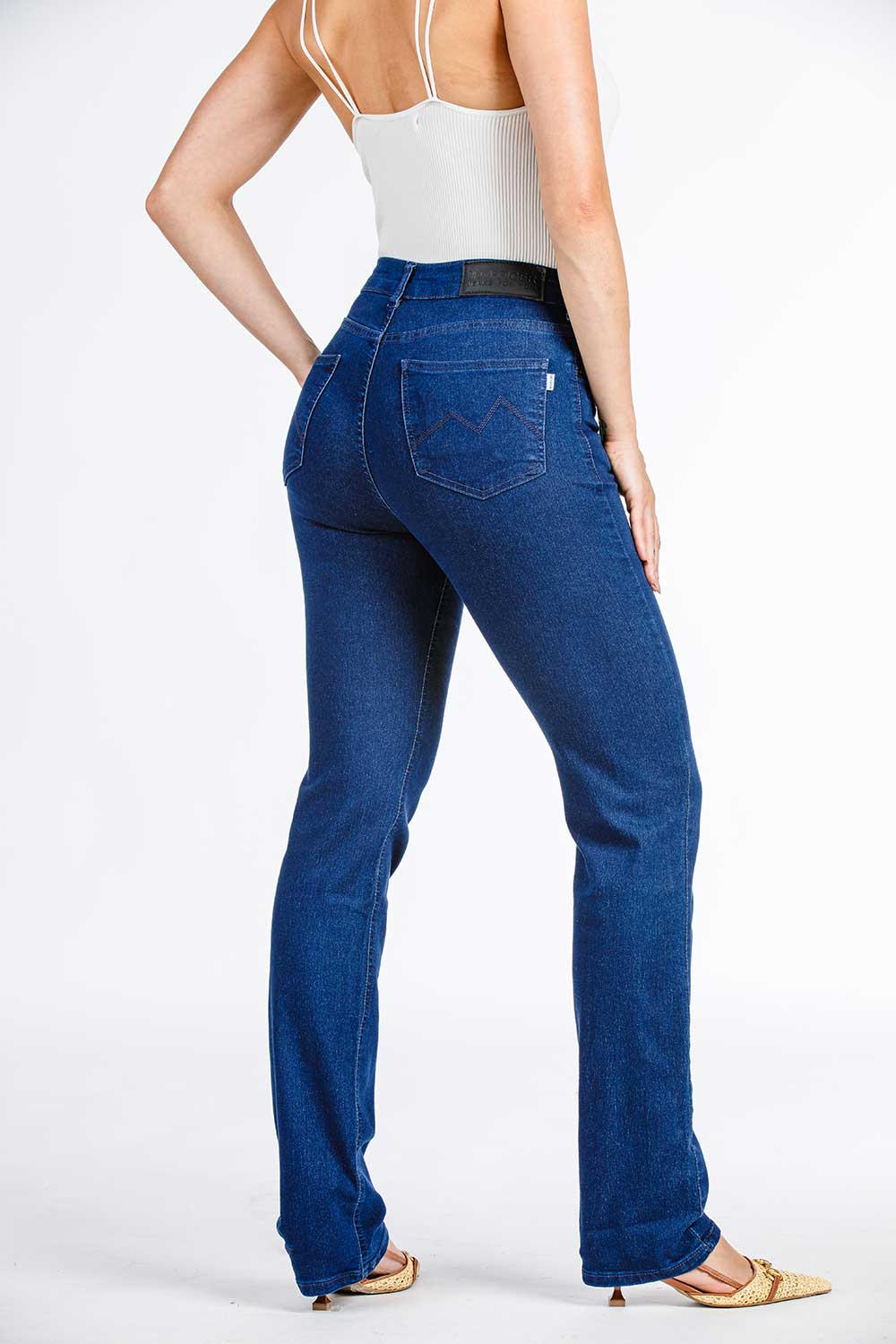 CALÇA JEANS RETA