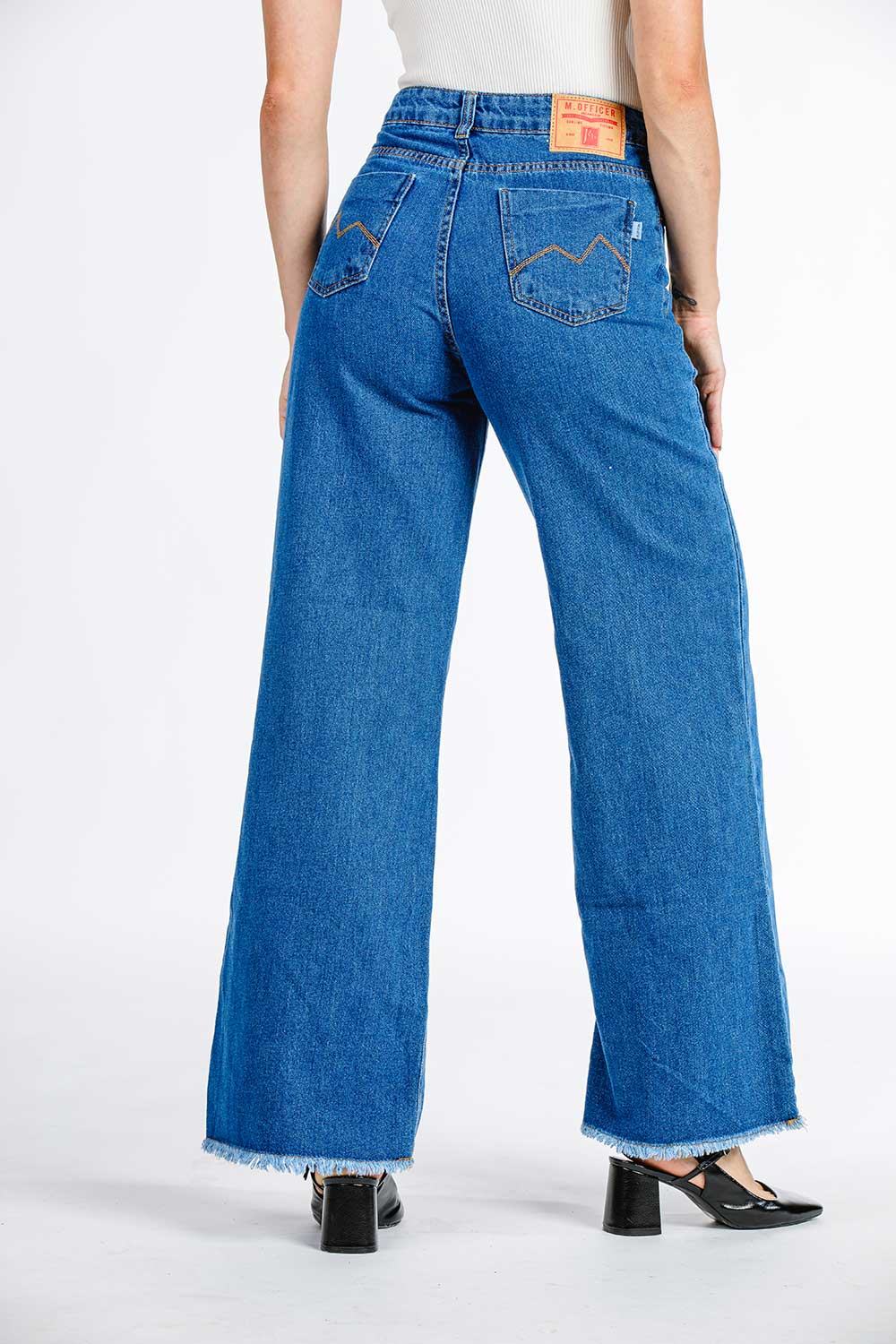CALÇA JEANS WIDE LEG