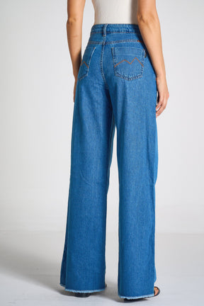 CALÇA JEANS WIDE LEG