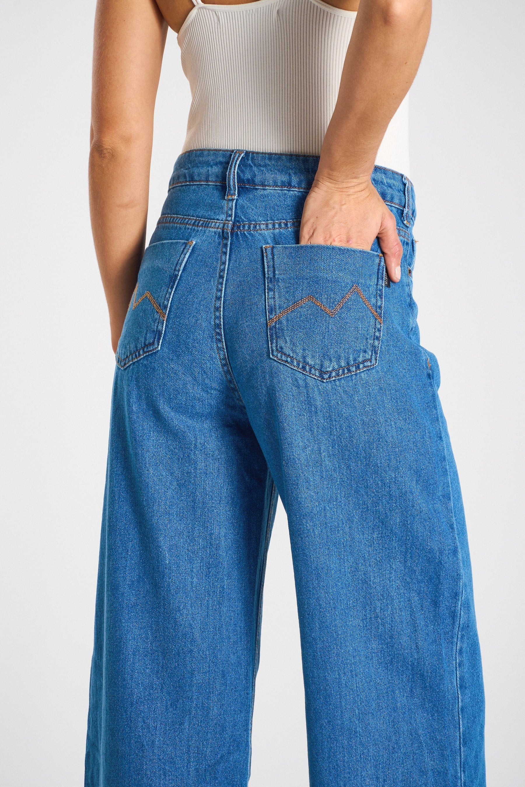 CALÇA JEANS WIDE LEG