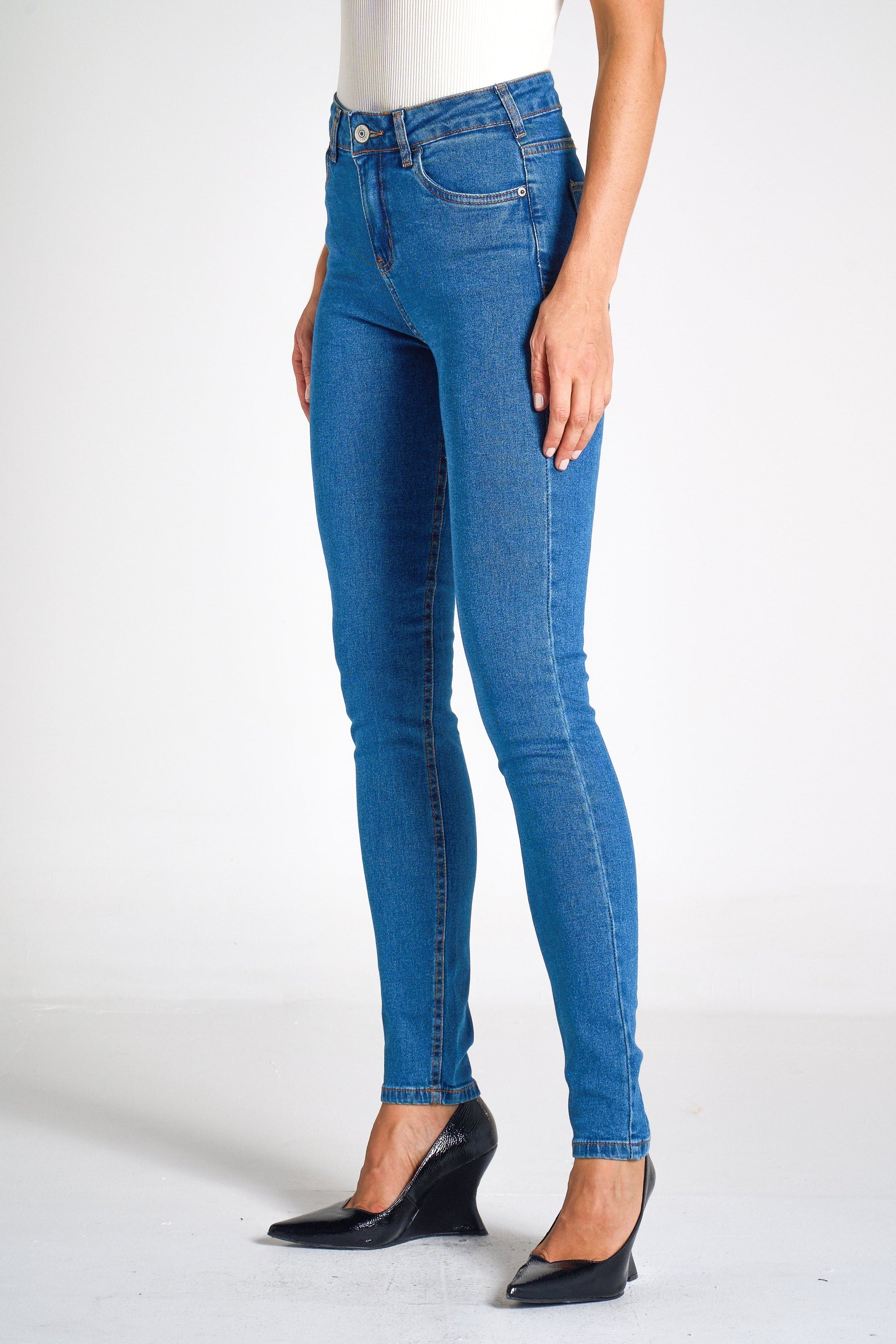 CALÇA JEANS SKINNY