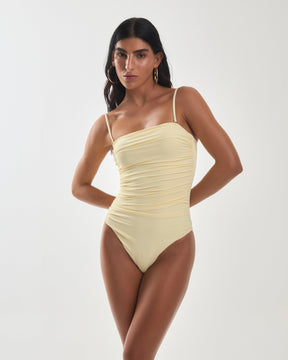 Maiô Olga Amarelo Manteiga