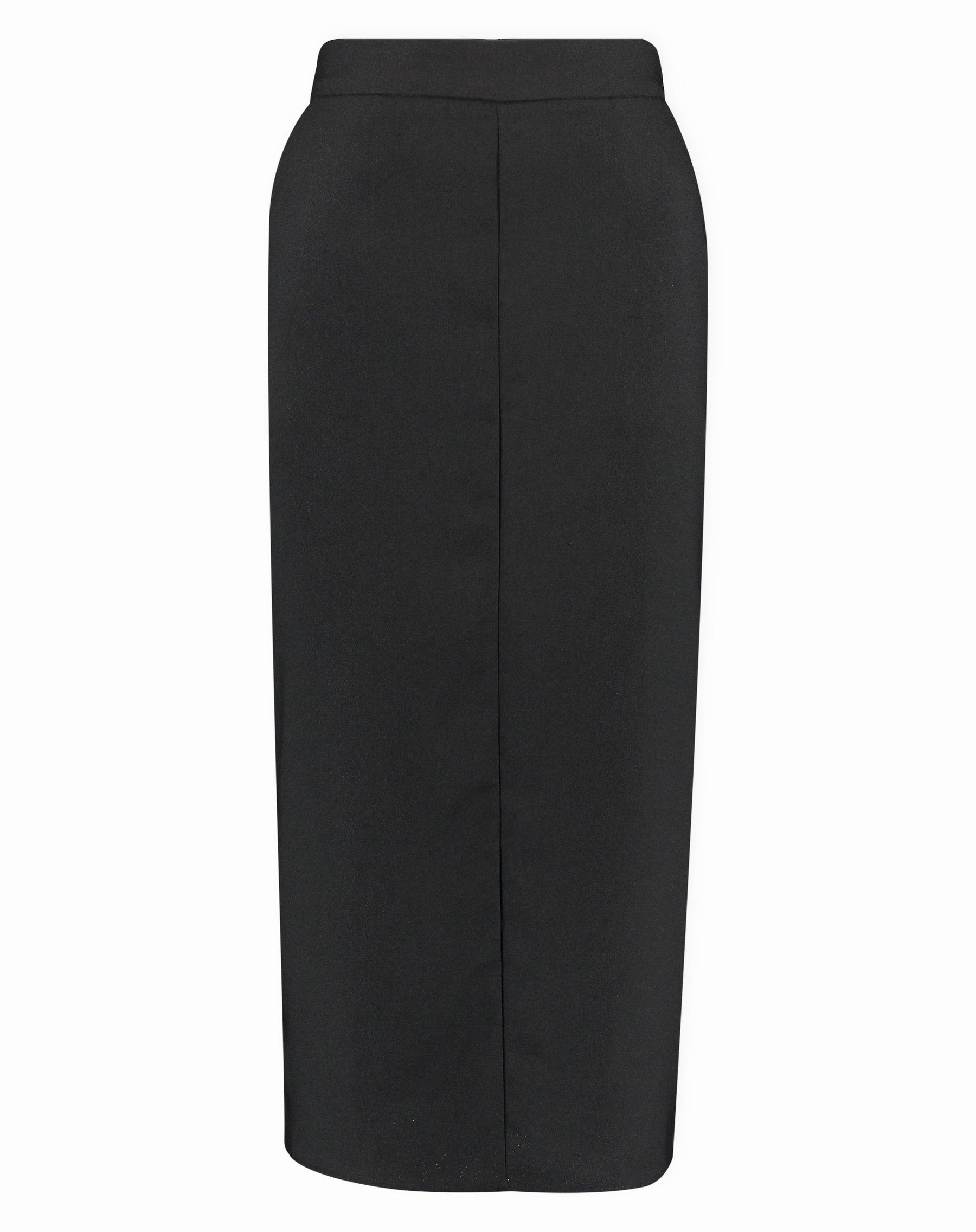 Saia Midi Tubo  - Preto