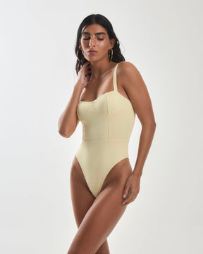 Maiô Afrodite Amarelo Manteiga