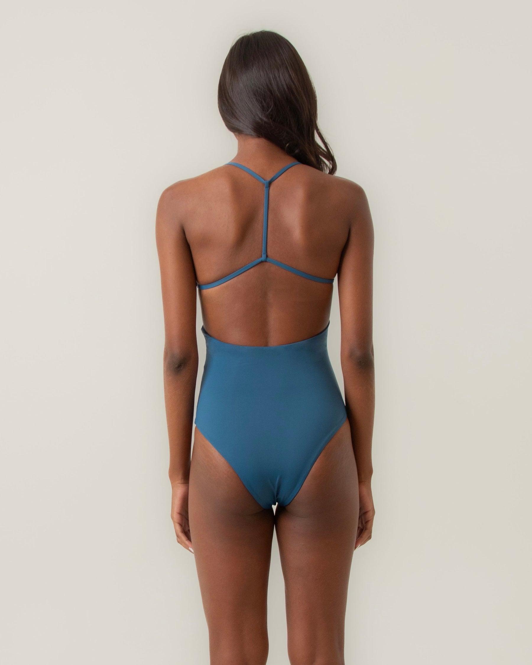 Maiô Ayla Azul Indigo