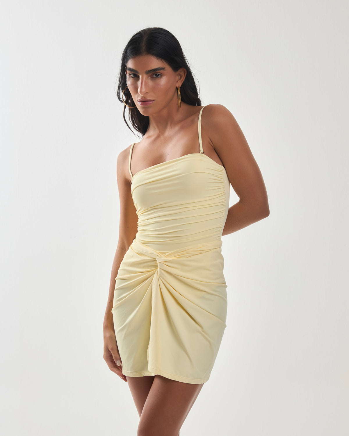 Maiô Olga Amarelo Manteiga