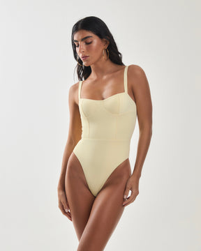 Maiô Afrodite Amarelo Manteiga