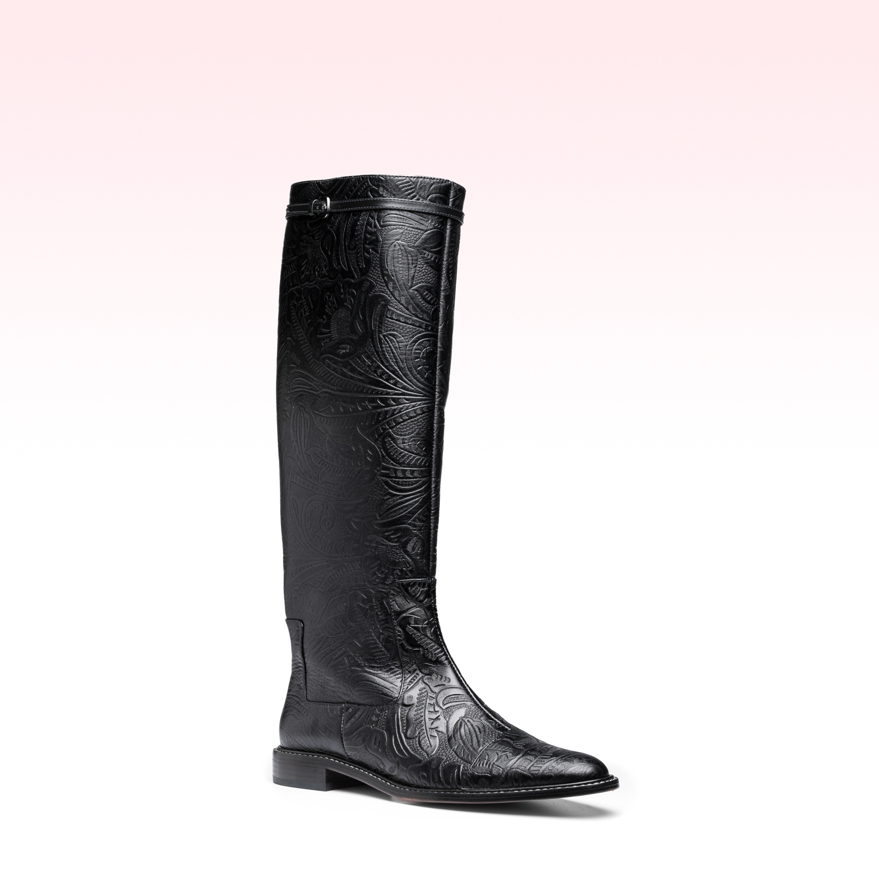 Bota Lyssa Brocado Preto