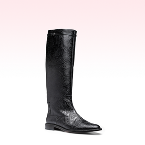 Bota Lyssa Brocado Preto