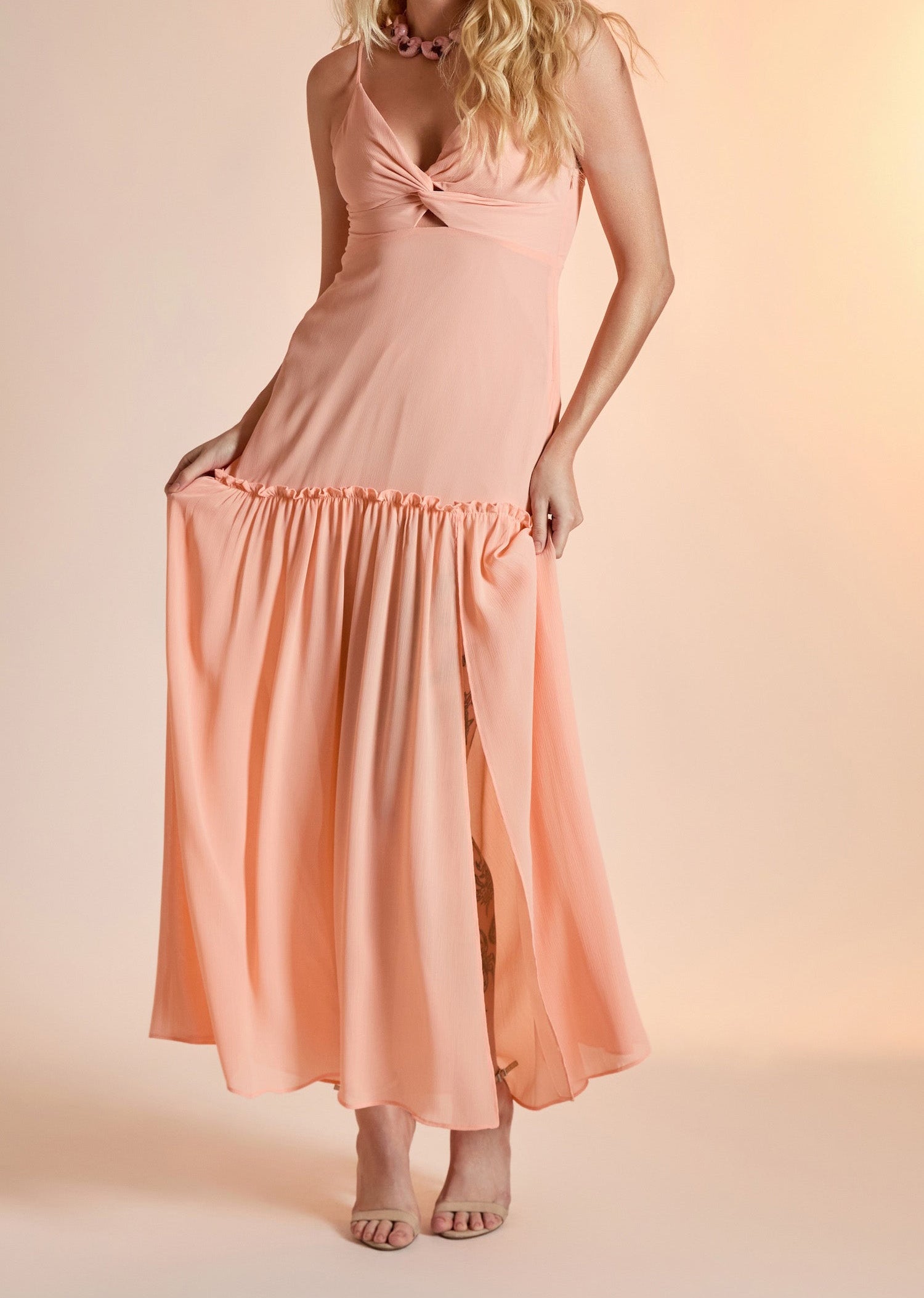 Vestido Maísa Pêssego