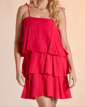 Vestido Sienna Cereja