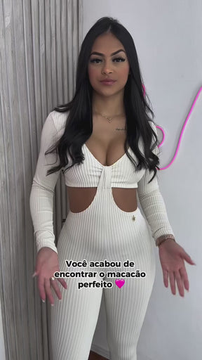 Macacão Canelado