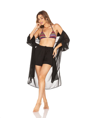 Saída de Praia Chemise – Preto