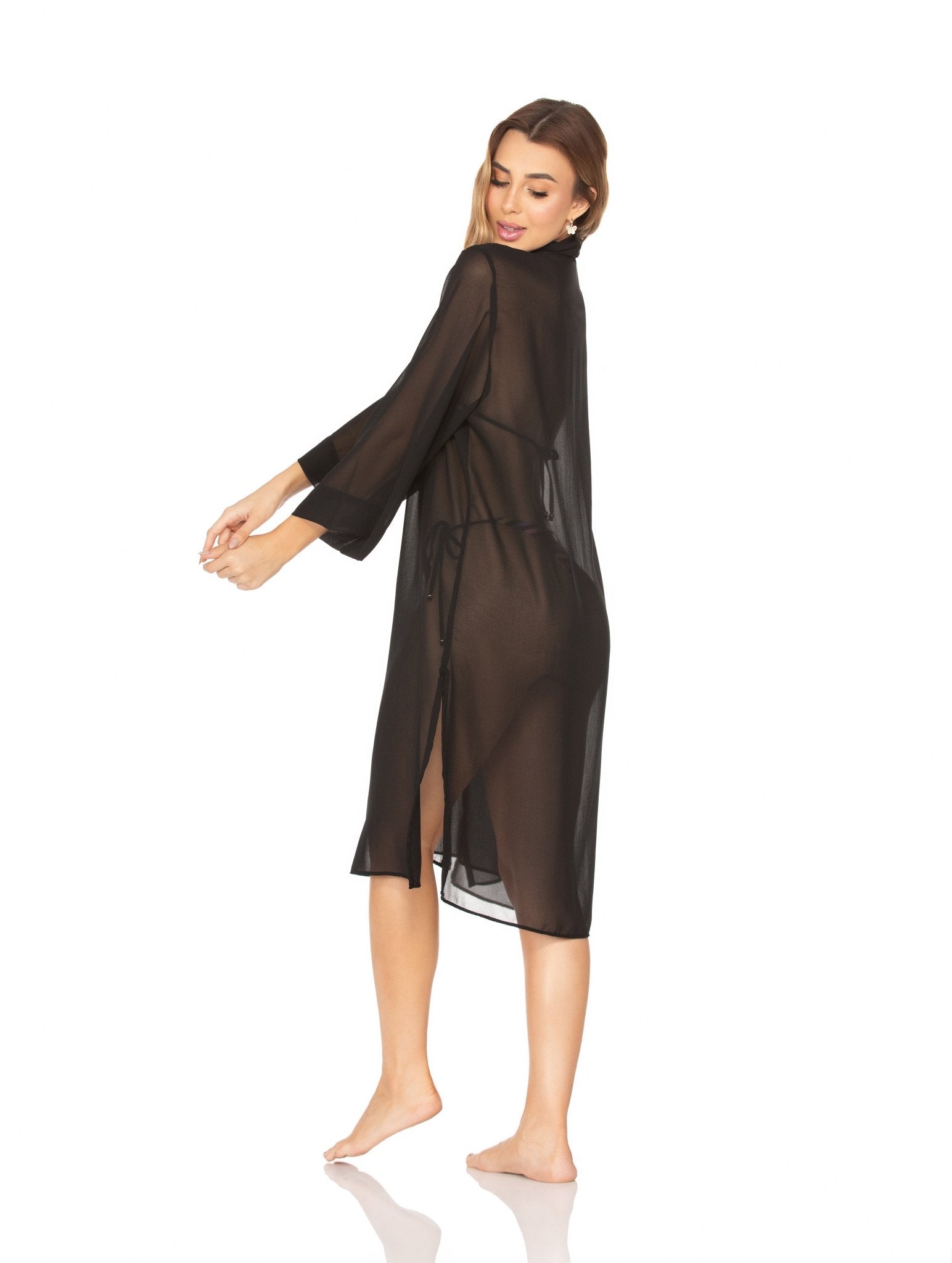 Saída de Praia Chemise – Preto